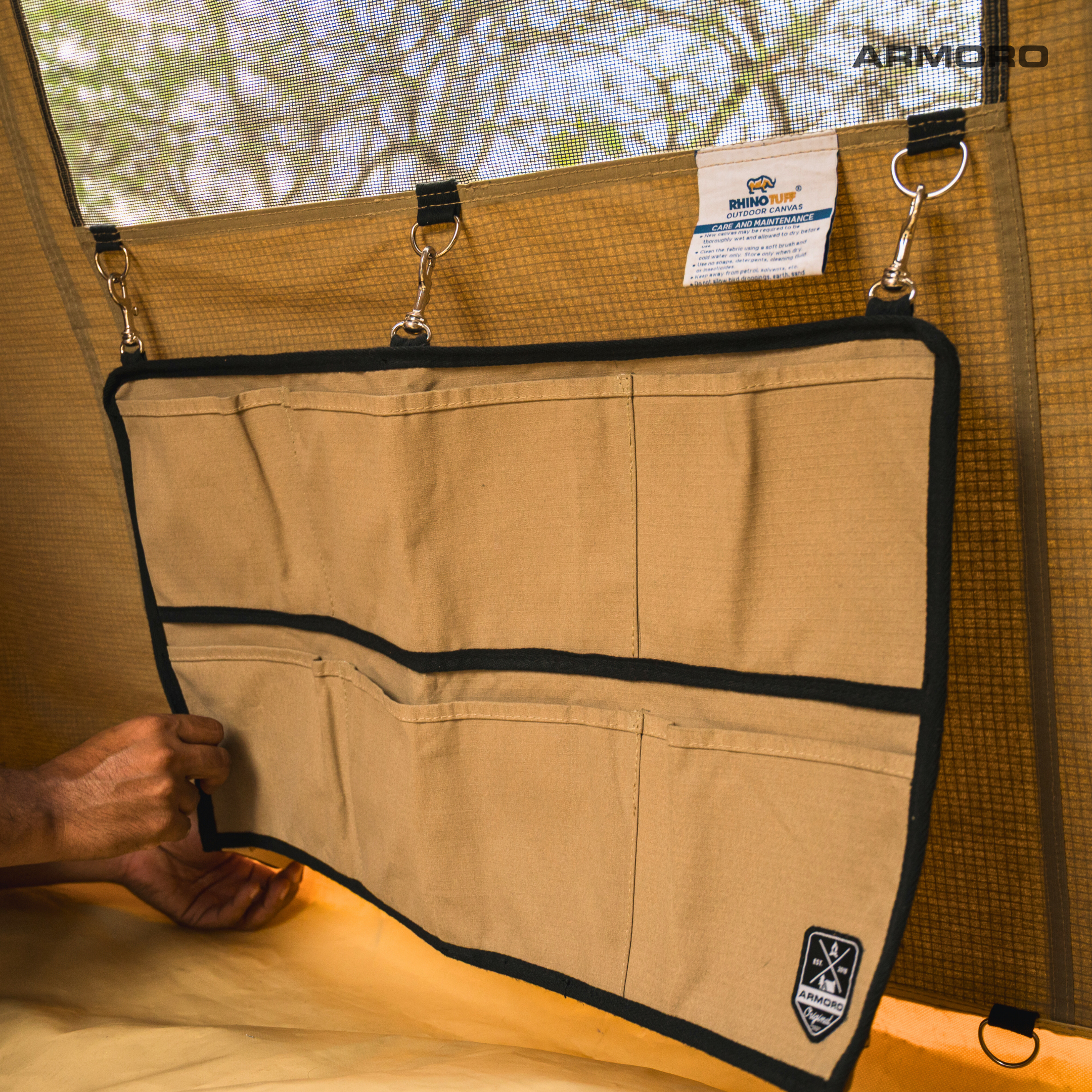 Hanging Pocket Organizer for Tents