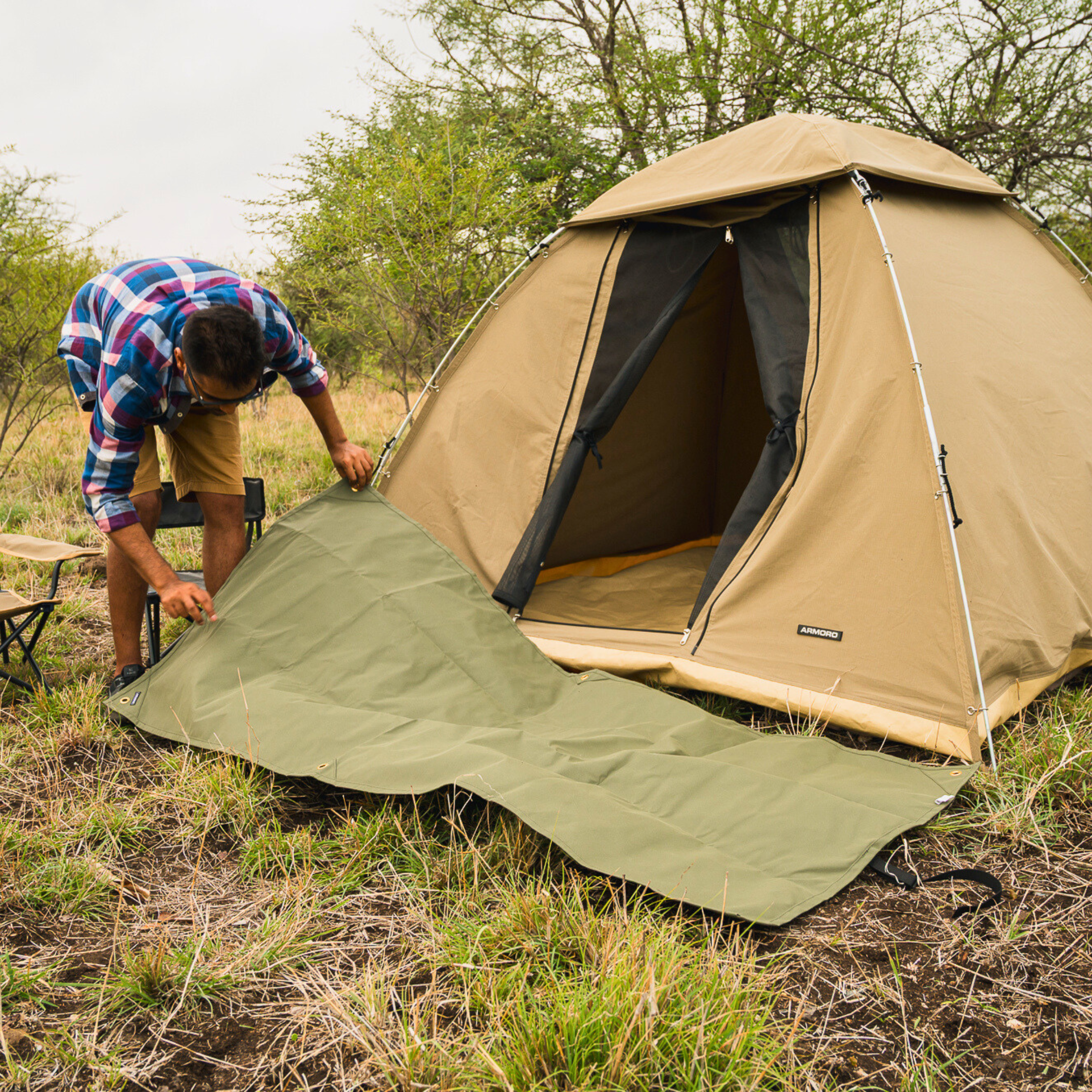 Camping Tarp Mat 1X2 Meter