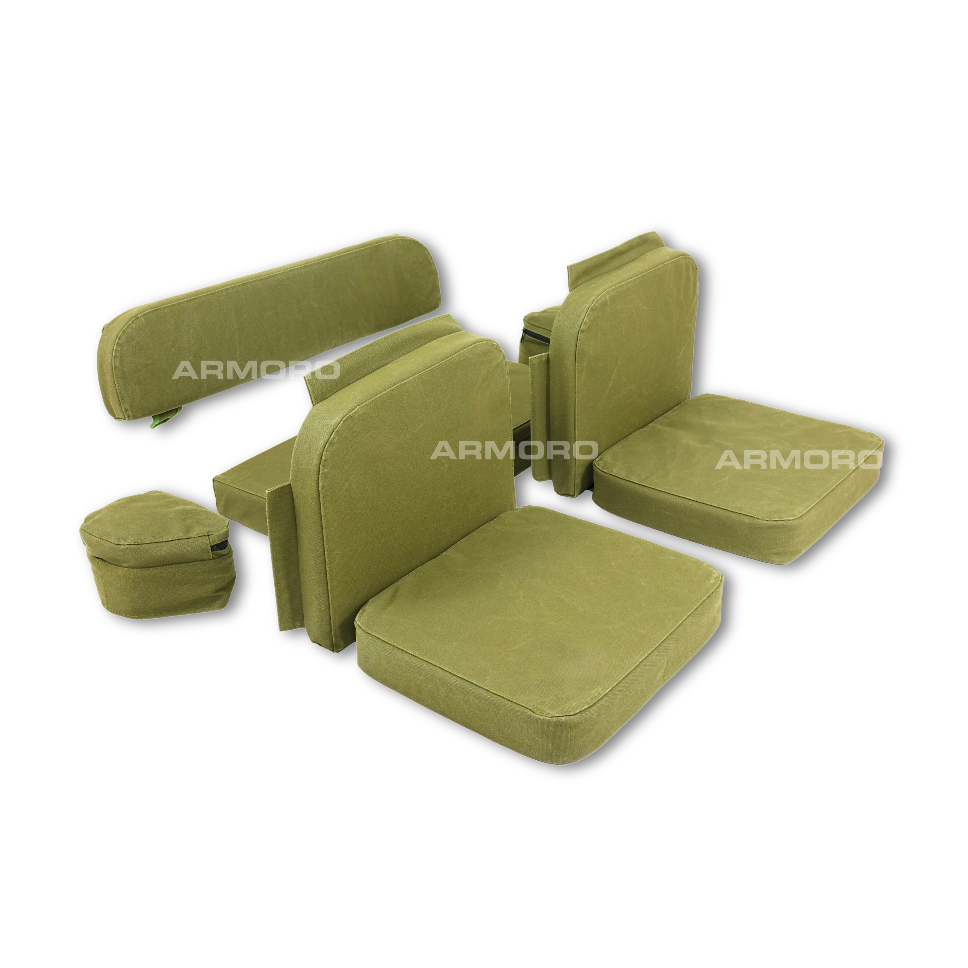 Willys Jeep Ford MB / GPW Seat Cover Set with Foam Cushion