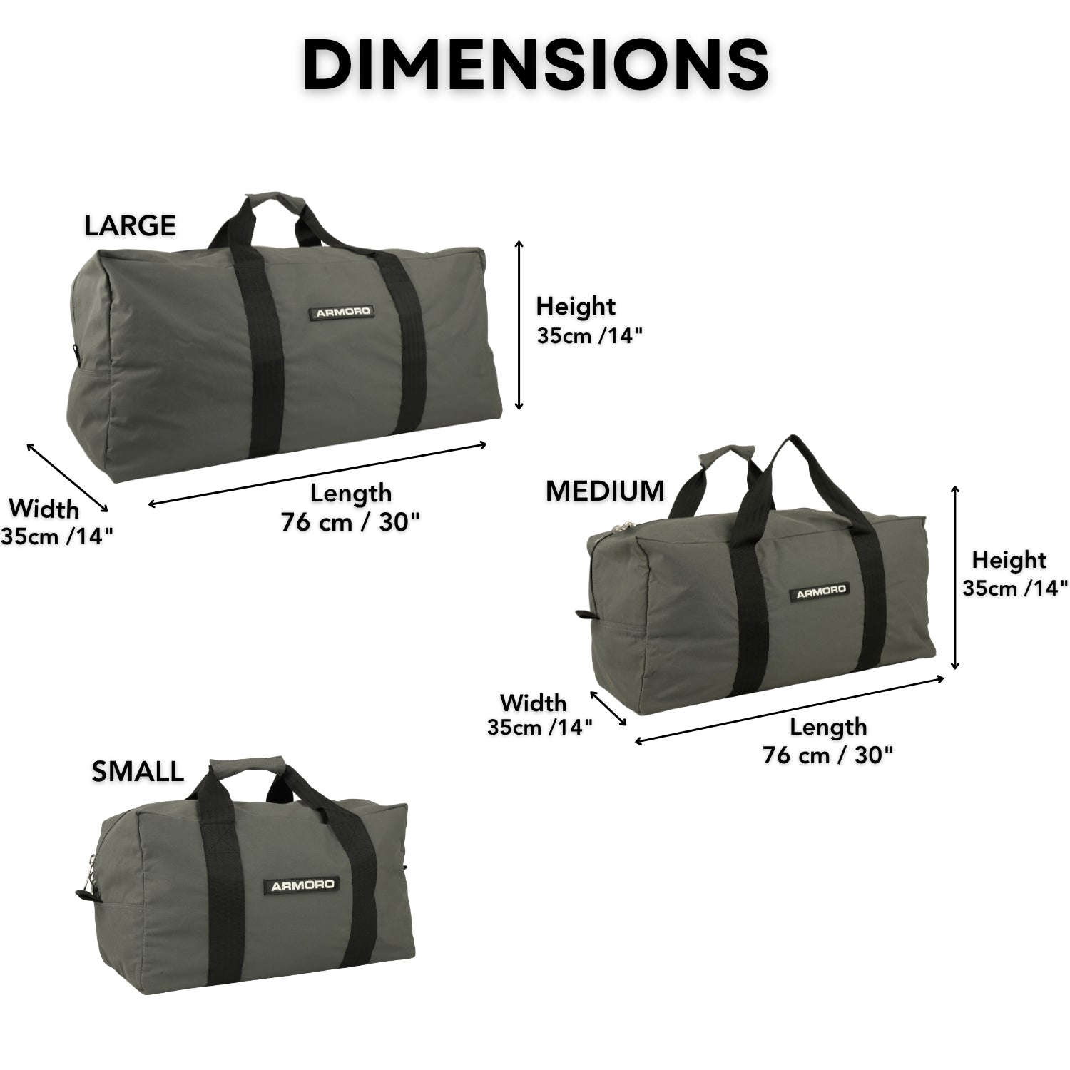 Waterproof Canvas Duffle Bag