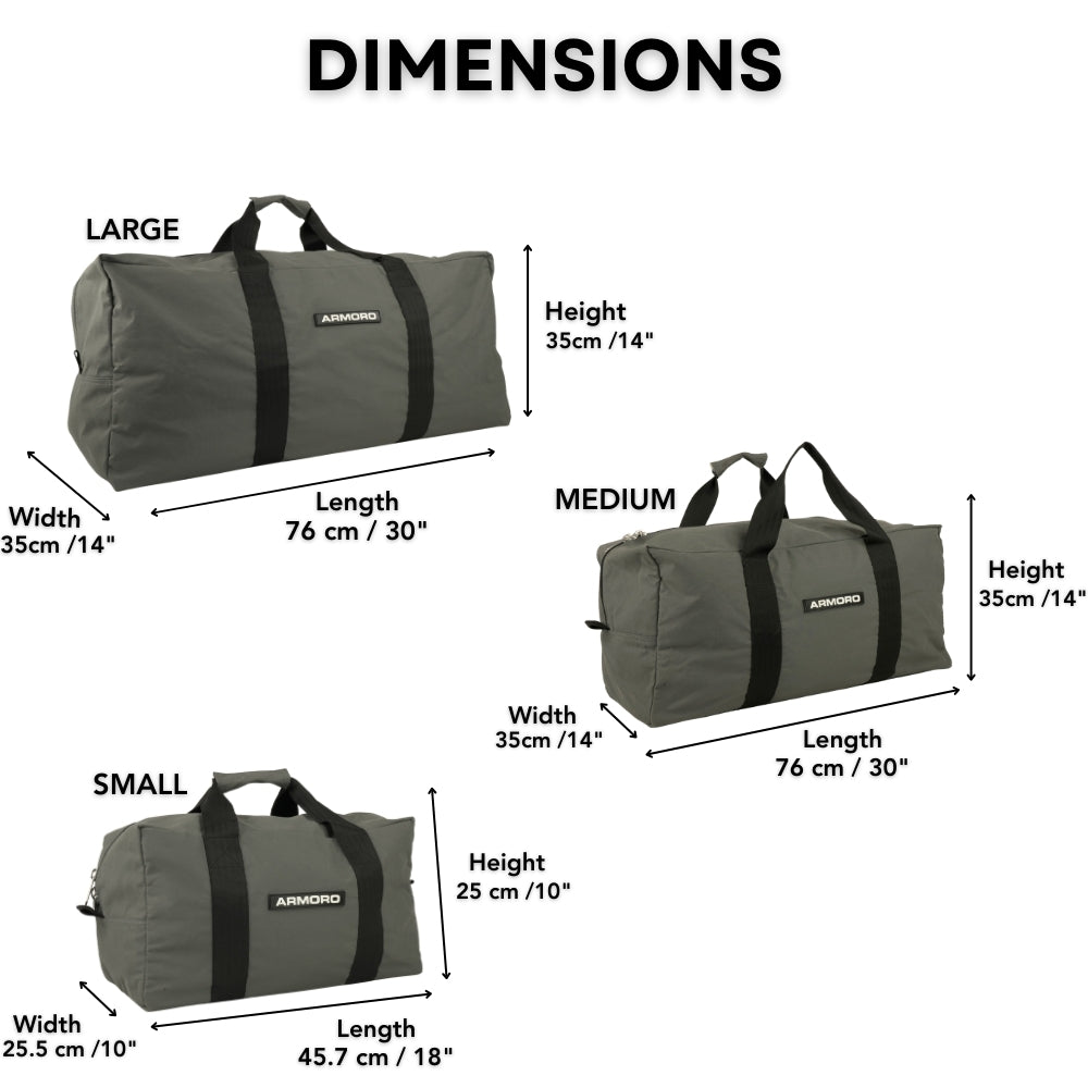 Waterproof Canvas Duffle Bag