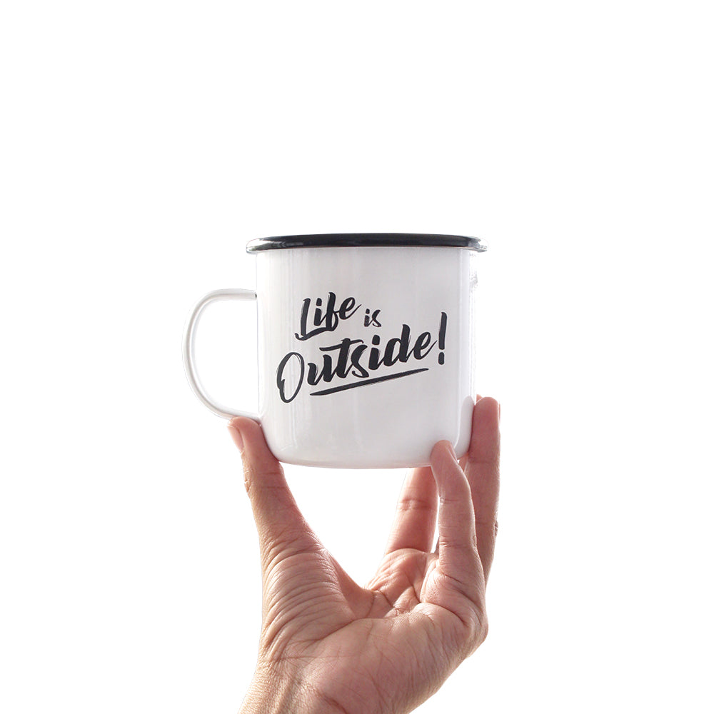 ENAMEL CAMPING MUG