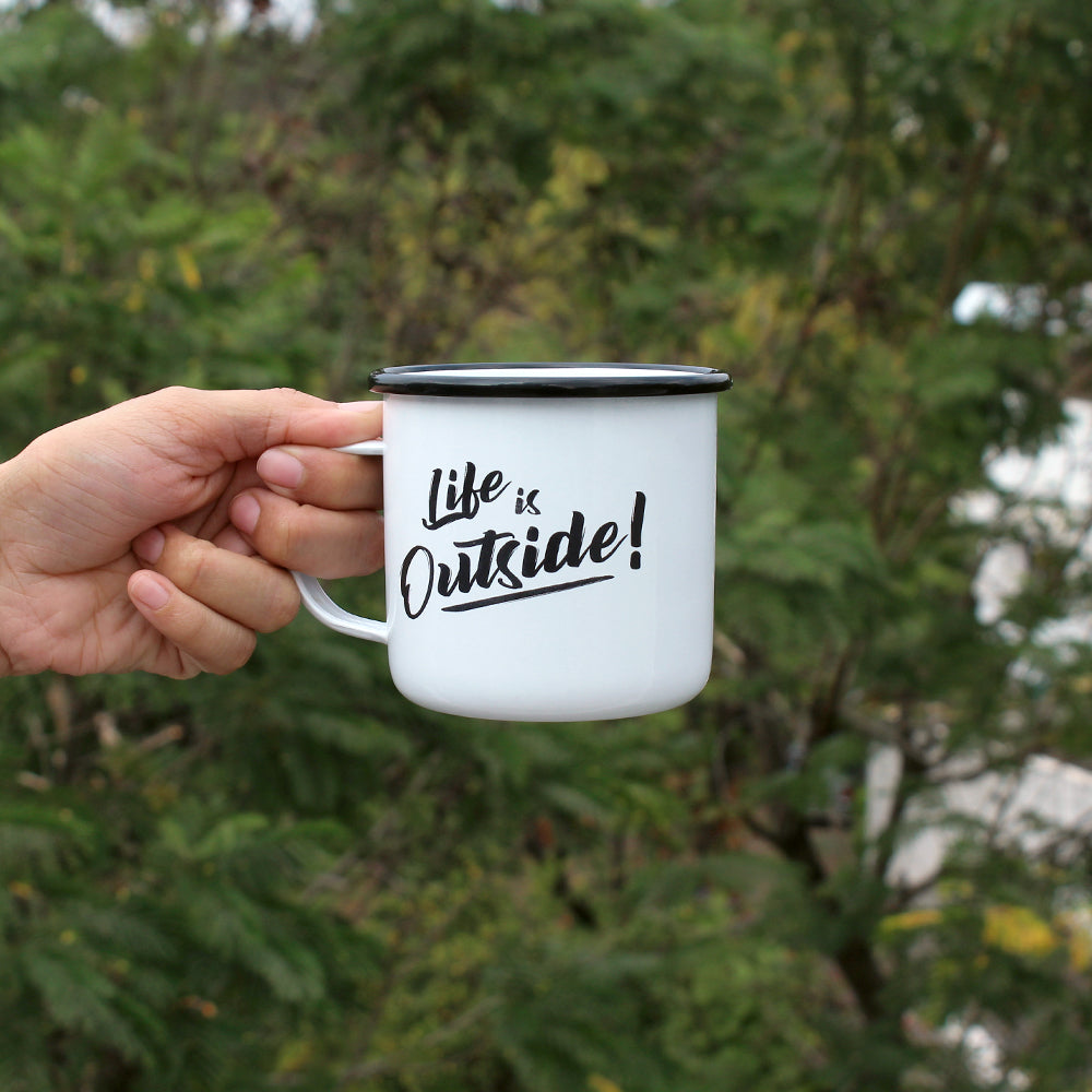 ENAMEL CAMPING MUG