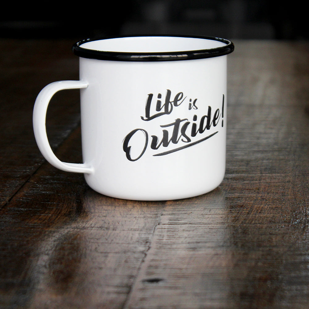 ENAMEL CAMPING MUG