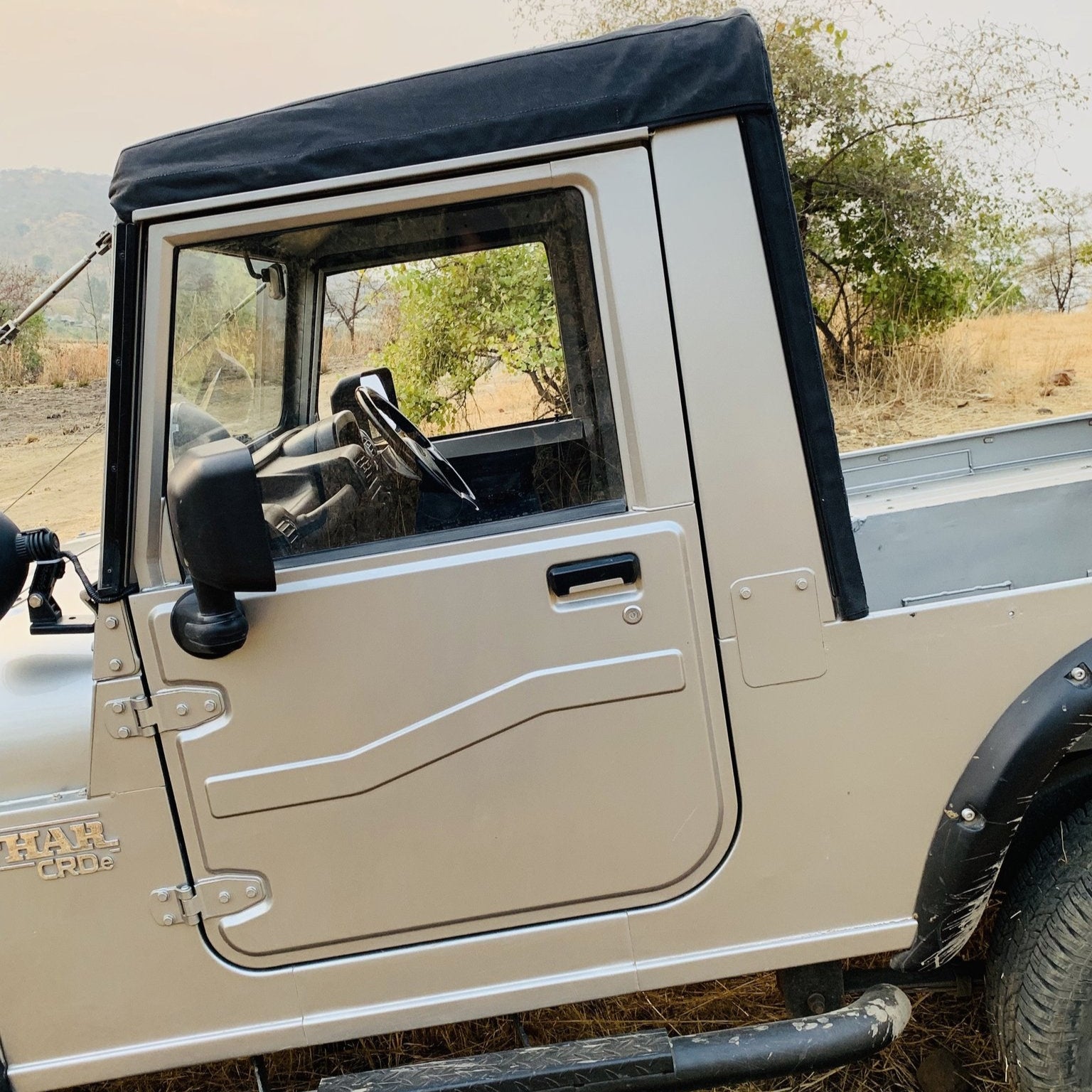 mahindra thar soft top images