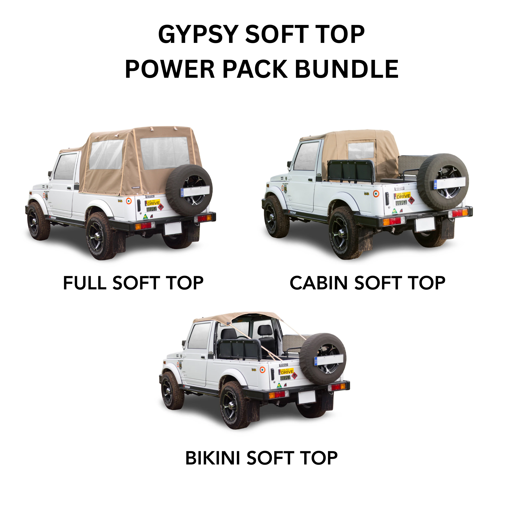 Gypsy Soft Top Power Pack Bundle