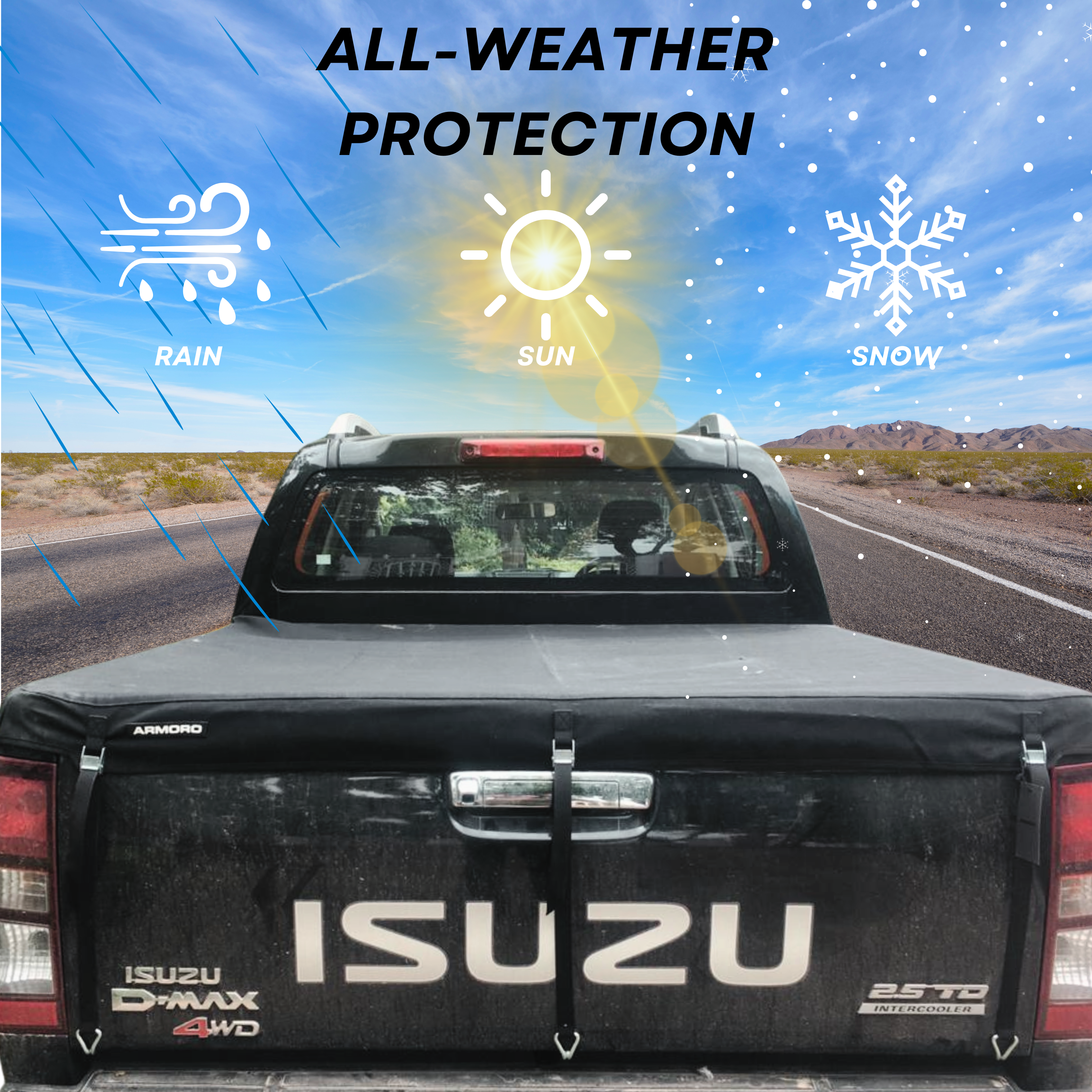 Isuzu D-Max V-Cross Tonneau Cover