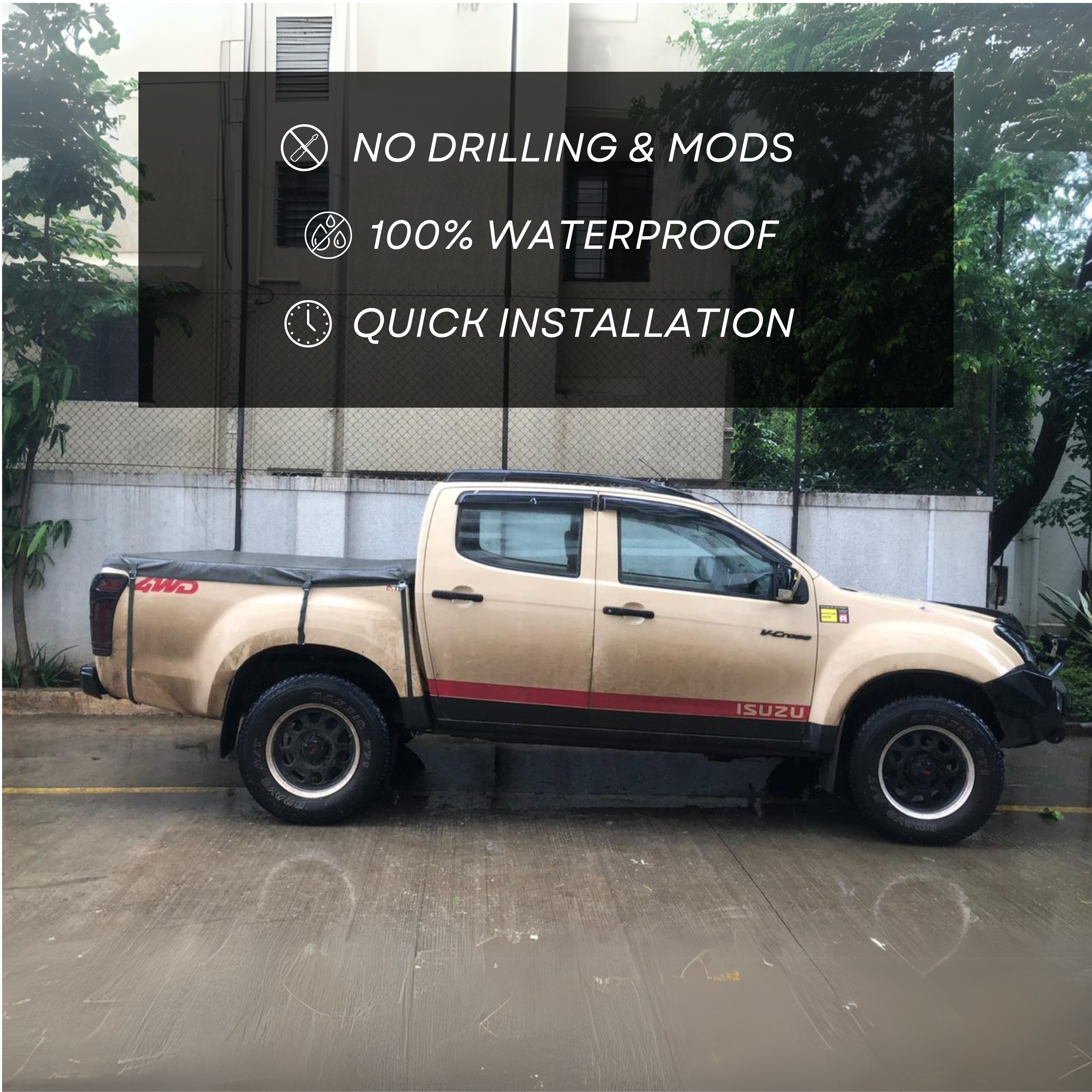 Isuzu D-Max V-Cross Tonneau Cover