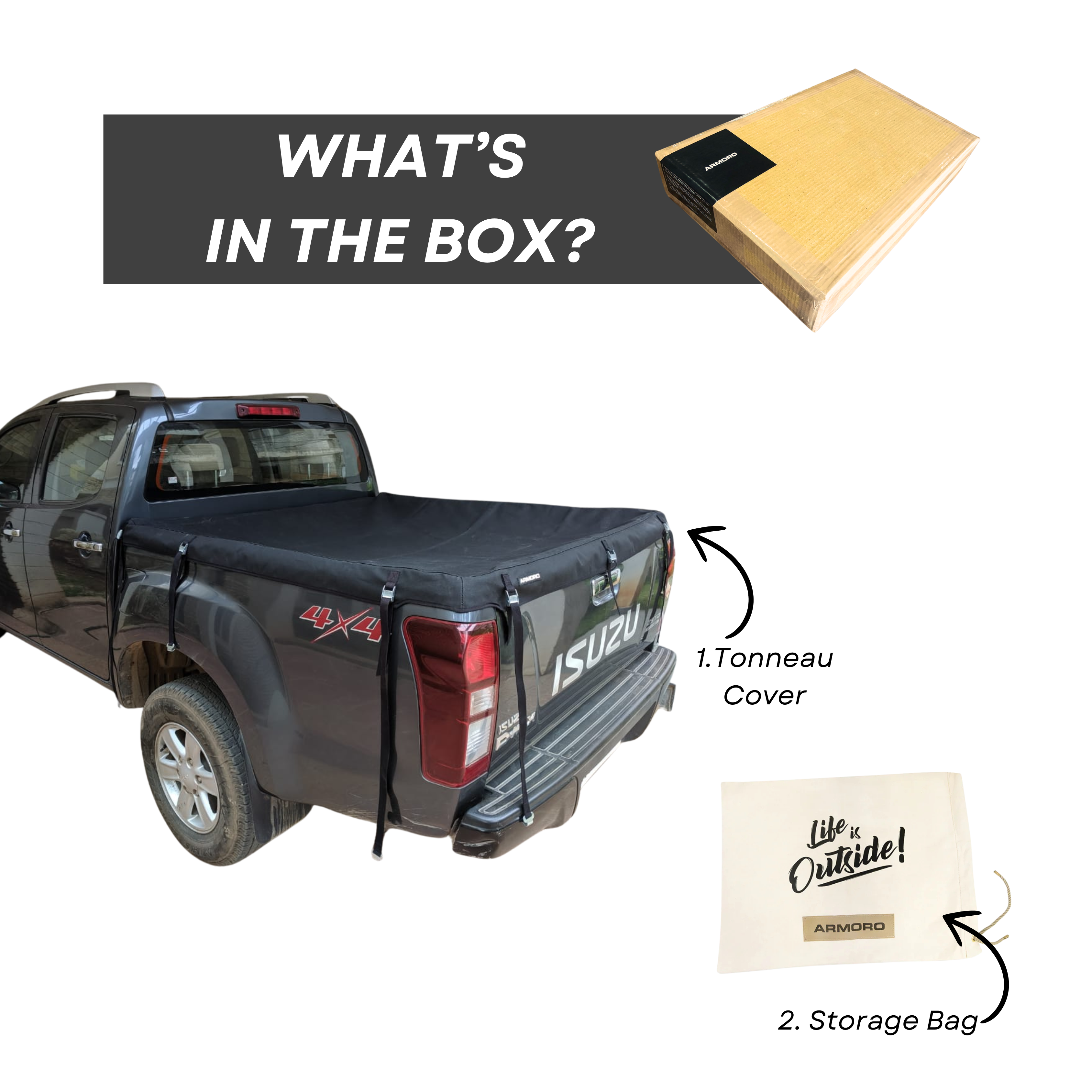 Isuzu D-Max V-Cross Tonneau Cover