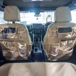 Mahindra Thar 2020 Waterproof Canvas Seat Cover Cum Organizer (4 Seats Set)
