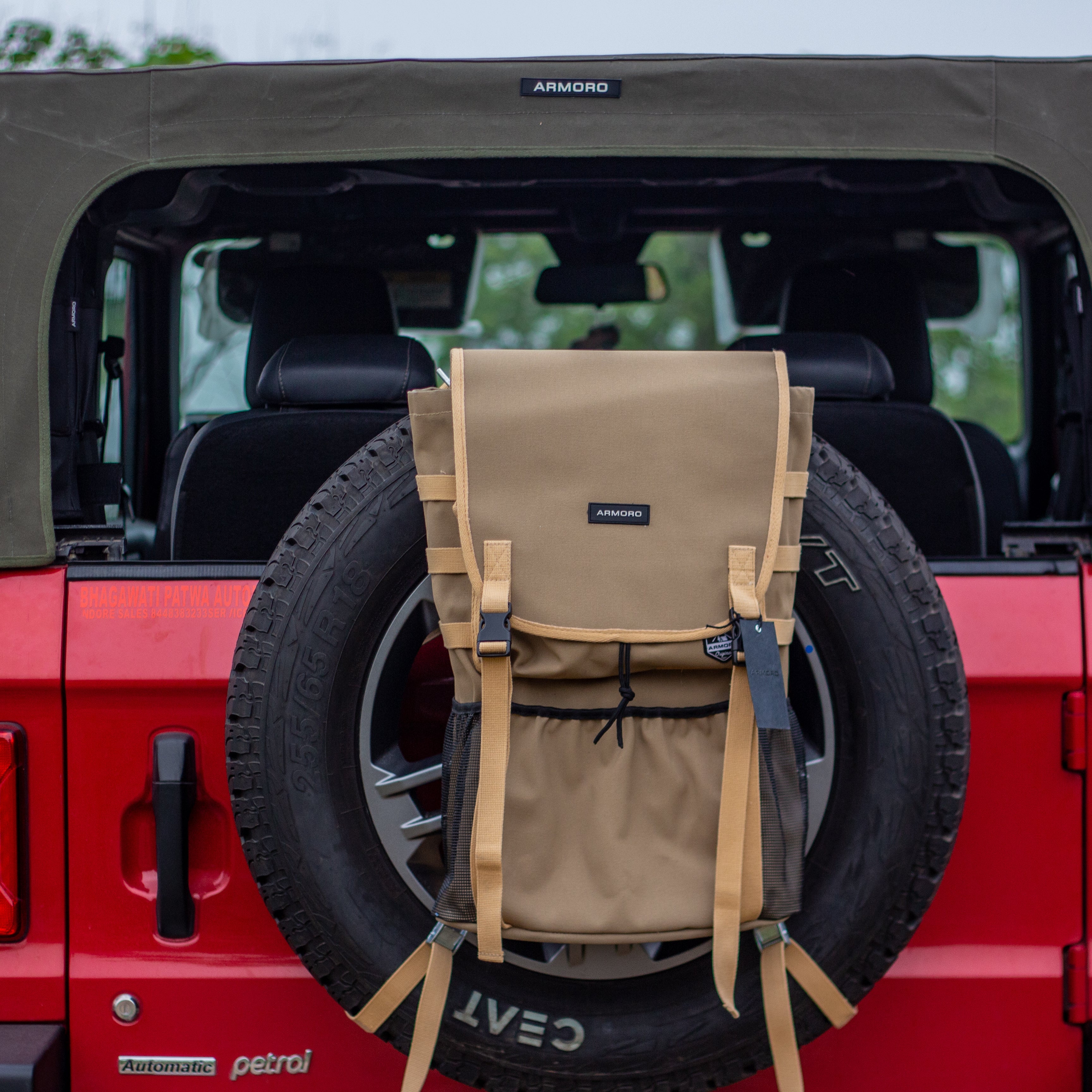 Spare Wheel Storage Bag cum Backpack